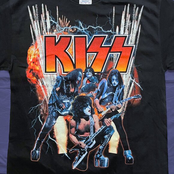 KISS "World Domination Tour 2003-2004" Tee - Picture 3 of 8